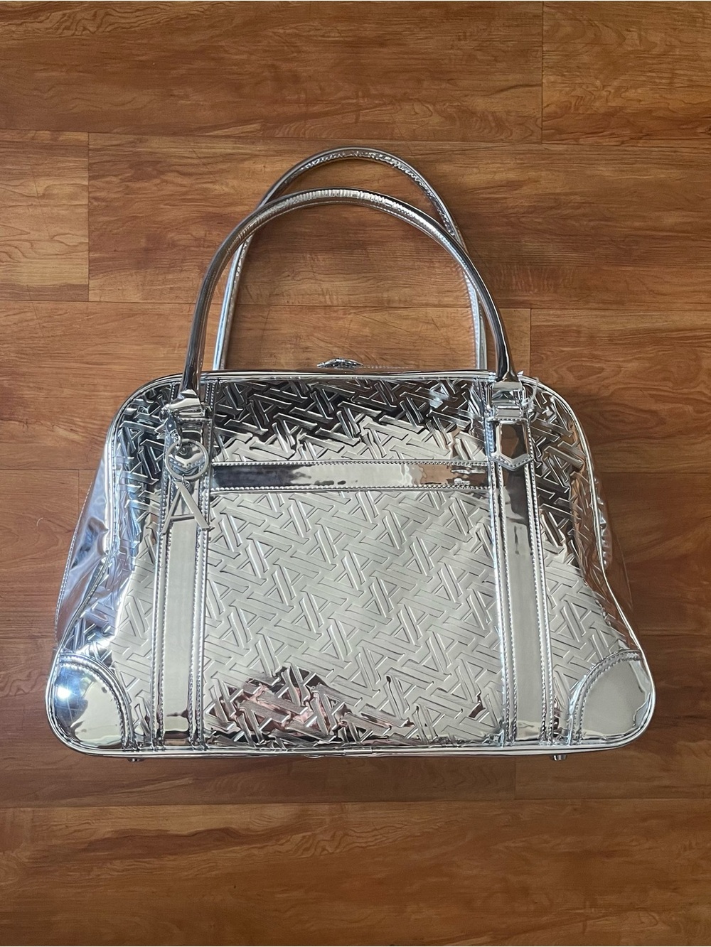 Silver travel bag
